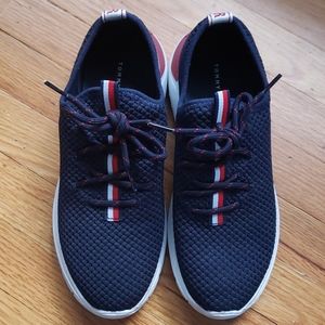 Tommy Hilfiger | Shoes | Tommy Hilfiger Noelen Navy Knit Sneakers | Poshmark